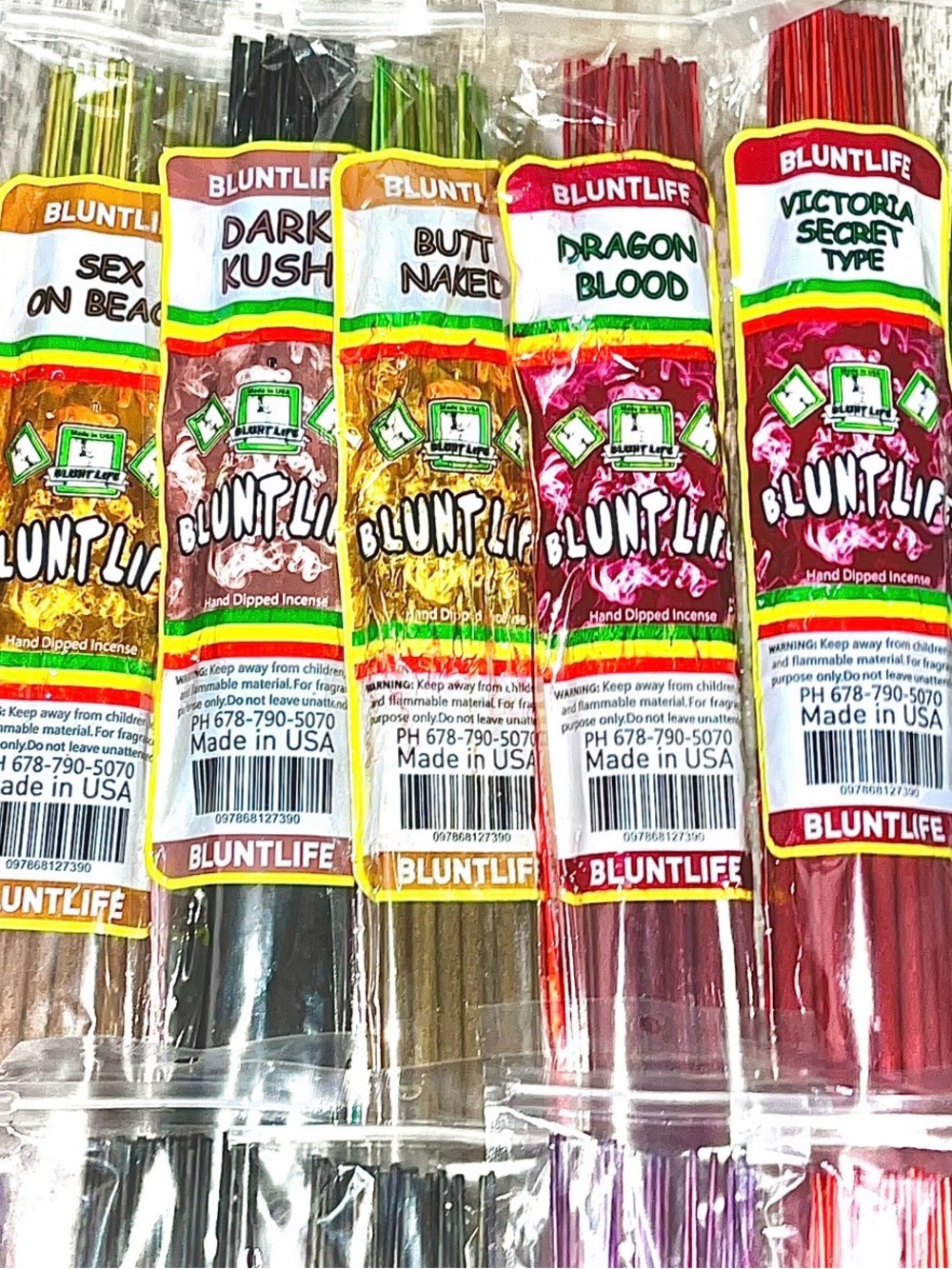 60 incense Sticks
x6 packs of BluntLife Incense
10 sticks per pk
60 sticks total